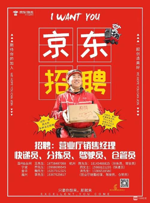 石狮京东物流招聘快递员