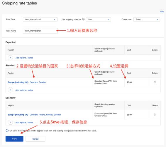 ebay亚太物流平台eub